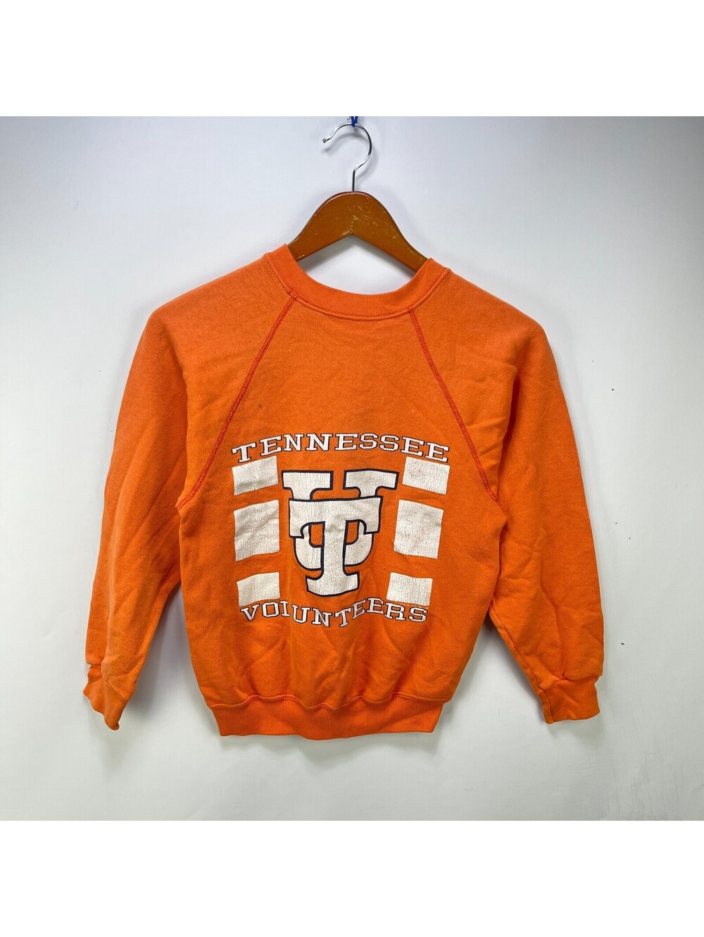 Vintage 80s Tennessee Volunteers Orange Sweatshirt Youth L